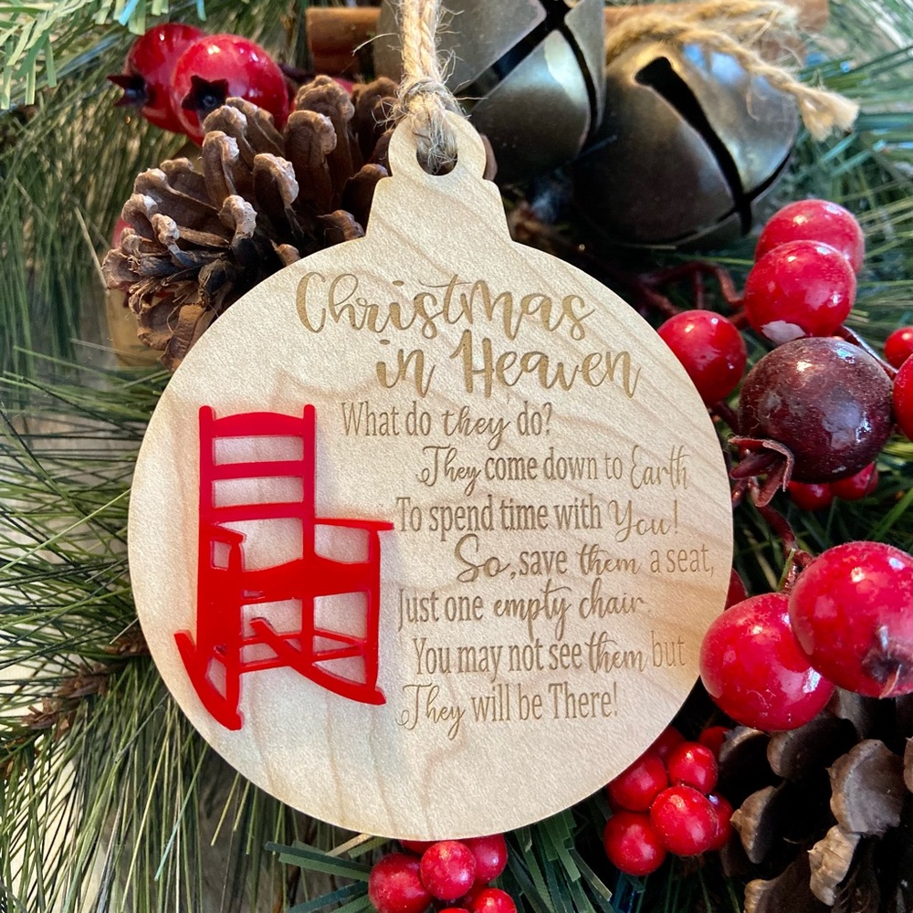 Christmas Memorial Ornament Christmas Tree Decor